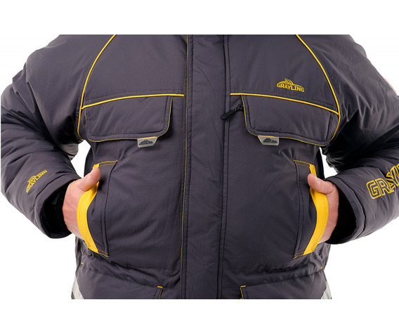 Фото: “Костюм Камчатка, таслан, серо-желтый”, купить в интернет магазине