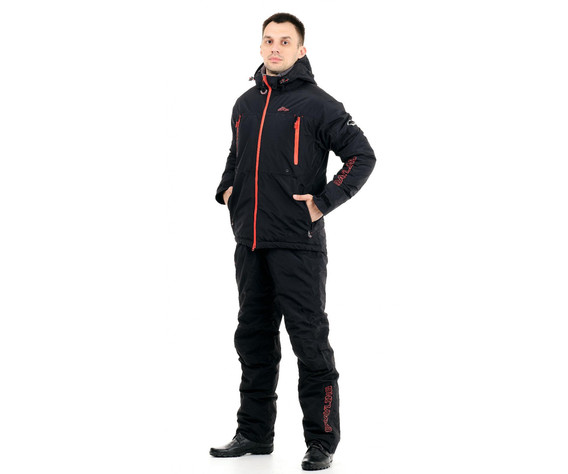 Фото: “Костюм Магеллан GRAYLING, нейлон, черно-красный”, купить в интернет магазине