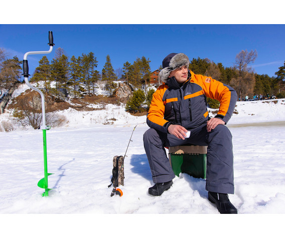 Фото: “Костюм Riverside, таслан, горчица-серый”, купить в интернет магазине