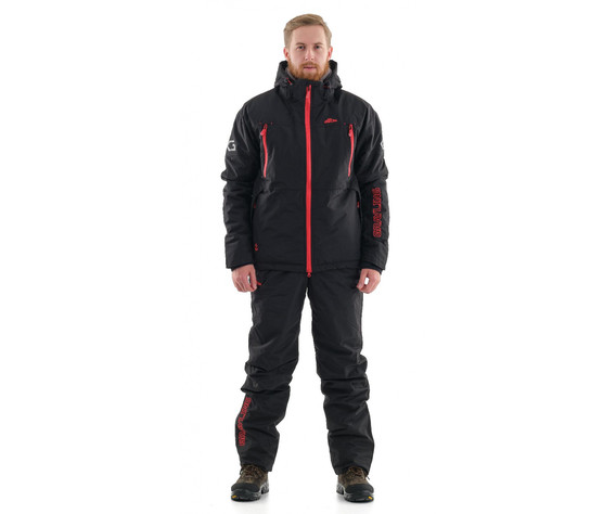 Фото: “Костюм с вышивкой Магеллан NEW, нейлон, черно-красный”, купить в интернет магазине