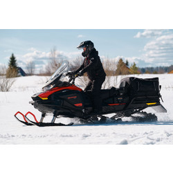 Фото: “Костюм с вышивкой Магеллан NEW, нейлон, черно-красный”