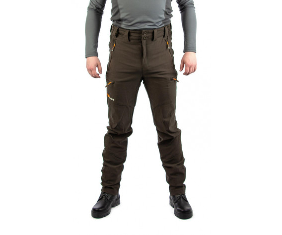 Фото: “Брюки Манул, смесовая, коричневый”, купить в интернет магазине