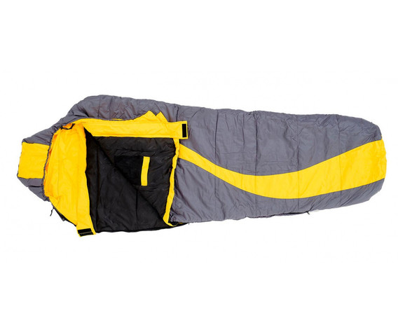 Фото: “Мешок спальный - кокон  Тургояк, серо-желтый”, купить в интернет магазине