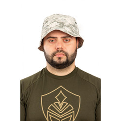 Фото: “Панама с утяжкой, смесовая, белая цифра”