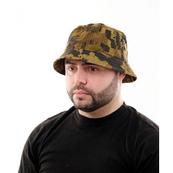 Фото: “Панама с утяжкой, смесовая, клетка хаки”, купить в интернет магазине