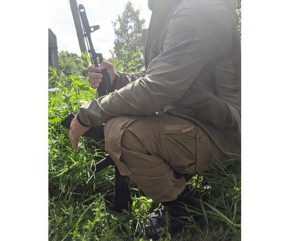 Фото: “Брюки Рубеж, смесовая, олива”, купить в интернет магазине