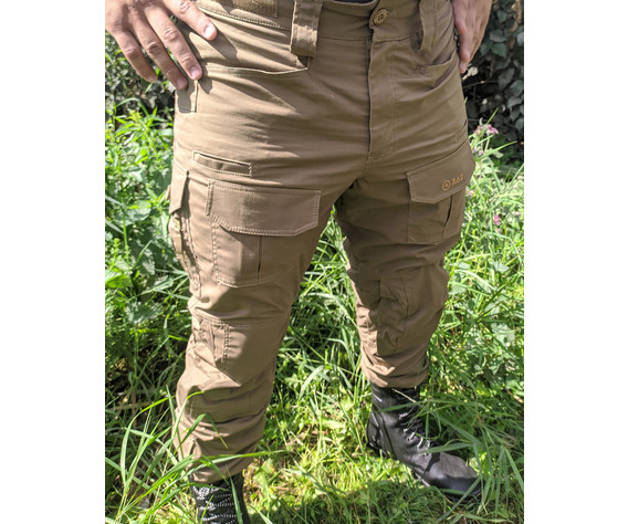 Фото: “Брюки Рубеж, смесовая, олива”, купить в интернет магазине