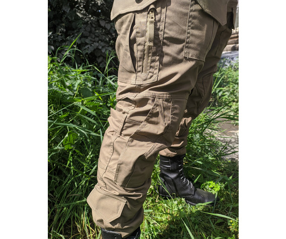 Фото: “Брюки Рубеж, смесовая, олива”, купить в интернет магазине