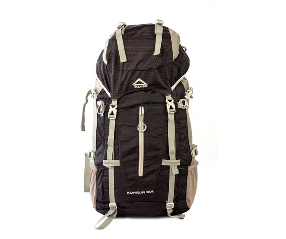 Фото: “Рюкзак туристический PAYER Kongur 50L, черный”, купить в интернет магазине