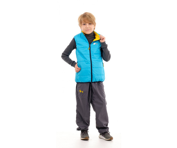 Фото: “Жилет детский Хамелеон, дюспа, сине-желтый”, купить в интернет магазине