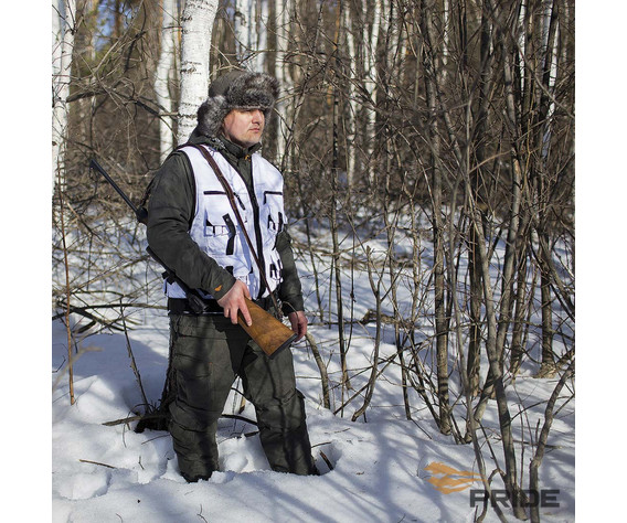 Фото: “Жилет Хантер, хлопок, белый”, купить в интернет магазине