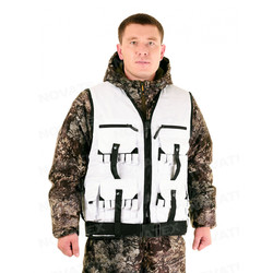 Фото: “Жилет Хантер, хлопок, белый”, купить в интернет магазине