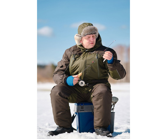 Фото: “Костюм Скат зима 2020, таслан, хаки”, купить в интернет магазине