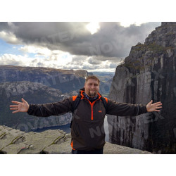 Фото: “Костюм Шторм, нейлон, коричнево-оранжевый”