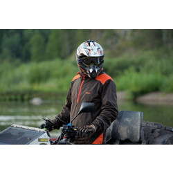 Фото: “Костюм Шторм, нейлон, коричнево-оранжевый”