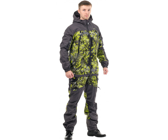 Фото: “Костюм Экстрим, алова, серо-салатовый”, купить в интернет магазине