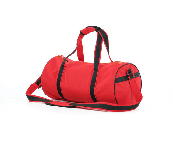 Фото: “Сумка Пайер дорожная тубус, таслан, красная/оранжевый”, купить в интернет магазине