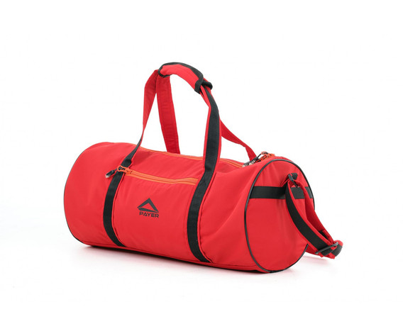 Фото: “Сумка Пайер дорожная тубус, таслан, красная/оранжевый”, купить в интернет магазине
