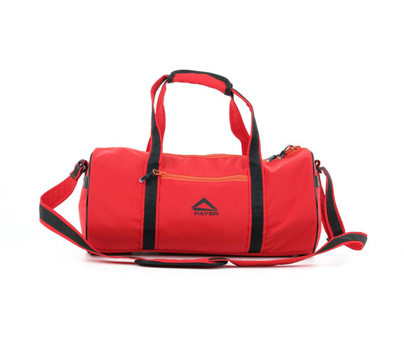 Фото: “Сумка Пайер дорожная тубус, таслан, красная/оранжевый”, купить в интернет магазине