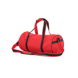 Фото: “Сумка Пайер дорожная тубус, таслан, красная/оранжевый”