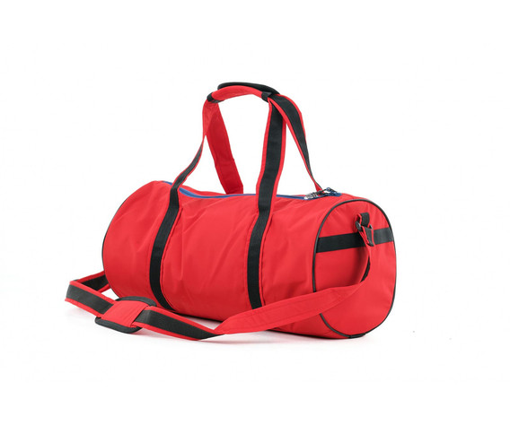 Фото: “Сумка Пайер дорожная тубус, таслан, красная/синий”, купить в интернет магазине