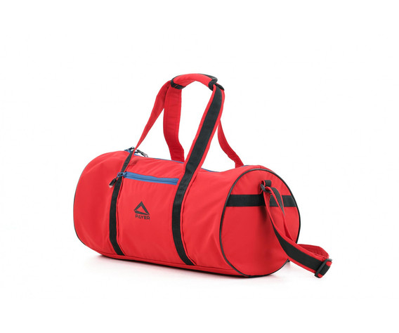 Фото: “Сумка Пайер дорожная тубус, таслан, красная/синий”, купить в интернет магазине