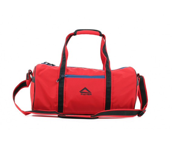 Фото: “Сумка Пайер дорожная тубус, таслан, красная/синий”, купить в интернет магазине