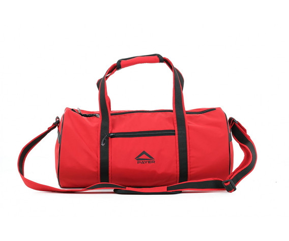 Фото: “Сумка Пайер дорожная тубус, таслан, красная/черный”, купить в интернет магазине