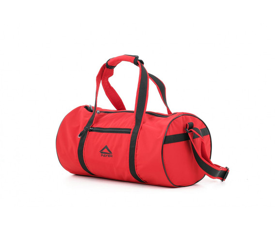 Фото: “Сумка Пайер дорожная тубус, таслан, красная/черный”, купить в интернет магазине