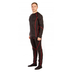 Фото: “Термобелье мужское Полярник 2020, флис-стрейч, черный”, купить в интернет магазине