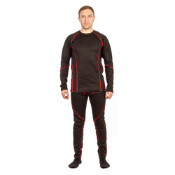 Фото: “Термобелье мужское Полярник 2020, флис-стрейч, черный”