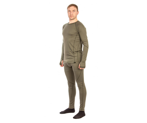 Фото: “Термобелье мужское Keeper, флис-стрейч, олива”, купить в интернет магазине