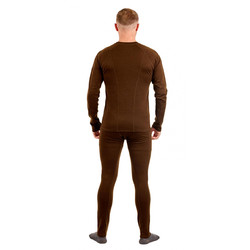 Фото: “Термобелье мужское Target, шерсть мериноса, коричневый”