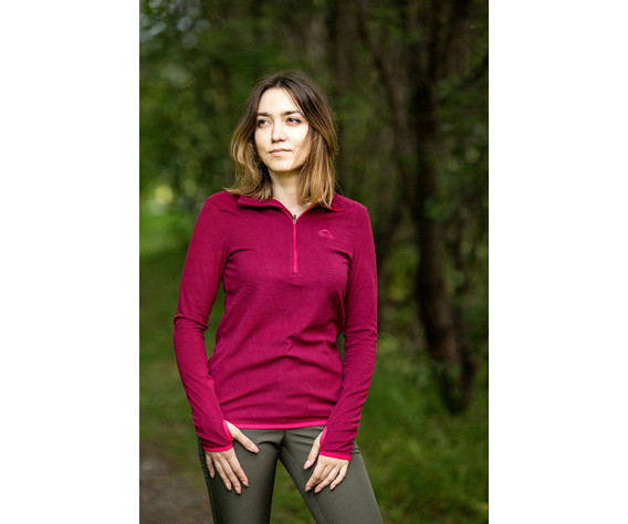 Фото: “Толстовка женская Тахо, флис 150гр, темная фуксия”, купить в интернет магазине