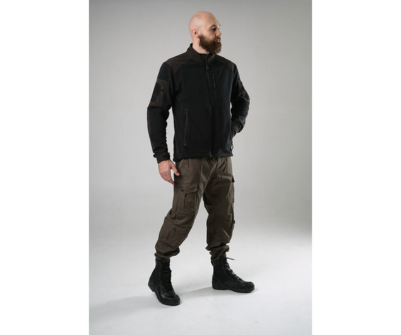 Фото: “Толстовка Скиф, флис, черный”, купить в интернет магазине