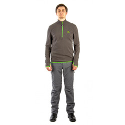 Фото: “Толстовка Тах, флис 150гр, серый с зеленым”