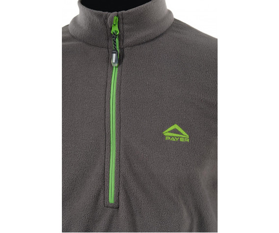 Фото: “Толстовка Тахо, флис 150гр, серый с зеленым”, купить в интернет магазине