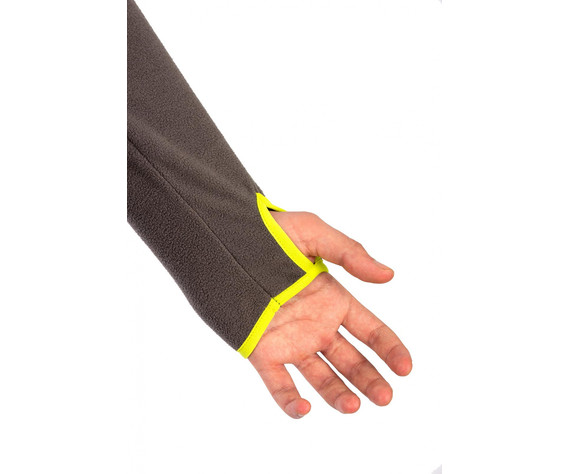 Фото: “Толстовка Тахо, флис 150гр, серый с лимонным”, купить в интернет магазине