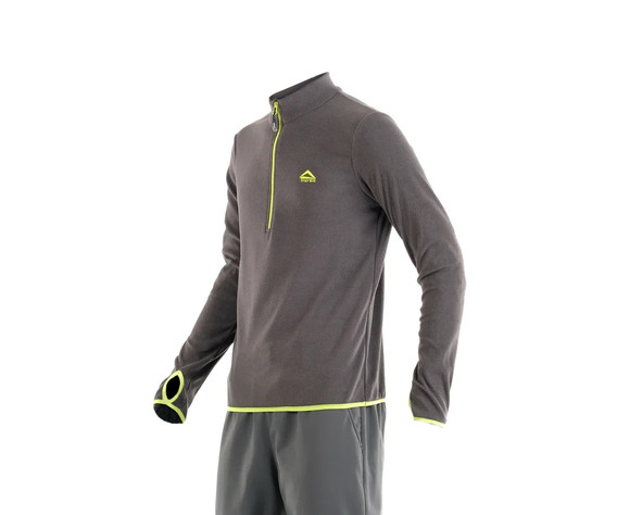 Фото: “Толстовка Тахо, флис 150гр, серый с лимонным”, купить в интернет магазине