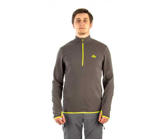 Фото: “Толстовка Тахо, флис 150гр, серый с лимонным”, купить в интернет магазине