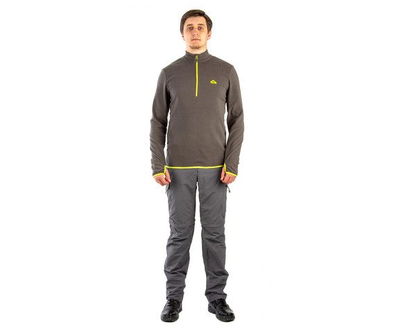 Фото: “Толстовка Тахо, флис 150гр, серый с лимонным”, купить в интернет магазине