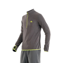 Фото: “Толстовка Тахо, флис 150гр, серый с лимонным”