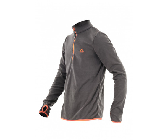 Фото: “Толстовка Тахо, флис 150гр, серый с оранжевым”, купить в интернет магазине