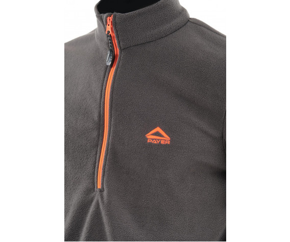 Фото: “Толстовка Тахо, флис 150гр, серый с оранжевым”, купить в интернет магазине