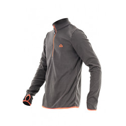 Фото: “Толстовка Тахо, флис 150гр, серый с оранжевым”