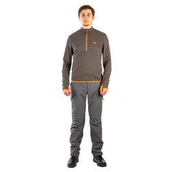 Фото: “Толстовка Тахо, флис 150гр, серый с оранжевым”