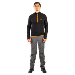 Фото: “Толстовка Тахо, флис 150гр, темно-синий с оранжевым”