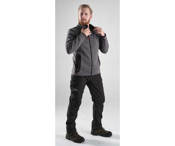Фото: “Толстовка Фьорд, вязанка, серый”, купить в интернет магазине
