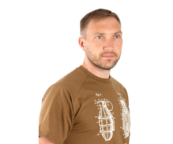 Фото: “Футболка 7.62 Grenade, хлопок, койот”, купить в интернет магазине