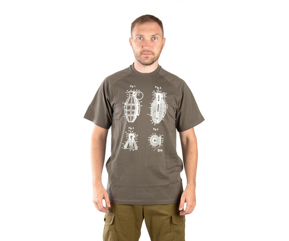 Фото: “Футболка 7.62 Grenade, хлопок, олива”, купить в интернет магазине